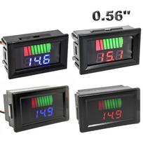 Automobilio akumuliatoriaus įkrovimo lygio indikatorius 12V 24V 36V 48V 60V 72V ličio baterijos talpos matuoklio bandymo ekranas LED testeris voltmetras 84V mėlyna