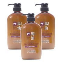 Kumano arklių aliejaus kondicionierius su kamelijų aliejumi, 3 pakuotės, 600 ml brown