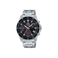 CASIO vyriškas EFV540D-1A Edifice chronografas nerūdijančio plieno laikrodis juodas laikrodis EFV-540D-1AVUPR Random Watch Box gray
