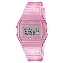 Casio Youth Pink Resin Digital F-91WS-4 F91WS-4 Unisex laikrodis rožinė