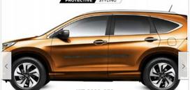 Honda CR-V - Juodos šoninių durų apdailos juostos