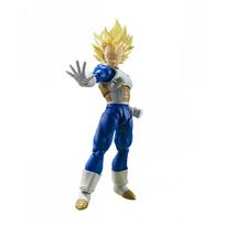 „SHFiguarts Dragon Ball Z Super Saiyan Vegeta“ – pažadinantis supersajanų kraujas – apytiksl.. 135 mm PVC ir ABS dažyta kilnojama figūra blue