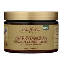 Shea Moisture Manuka Honey & Mafura Oil intensyviai drėkinantis nenuplaunamas kondicionierius, 1 vnt., 340 ml black