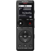 Sony Skaitmeninis diktofonas USB 4GB Plonas ir Mikrofonas iki 22 valandų nepertraukiamo naudojimo Aprūpintas aiškaus balso funkcija Juodas B Lengvas/S Sistema/Aukštyn juoda