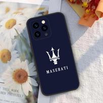 1 vnt. Sportinio automobilio M-MASERATIS telefono dėklas silikoninis minkštas iPhone 16 15 14 13 12 11 X XR Plus Pro Max Plus For IPHONE 15PRO gray