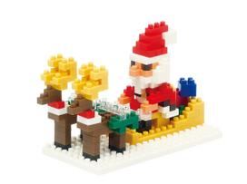Nanoblock Kalėdų Senelis ir Elnias 2013 NBC-098 yellow