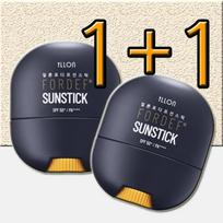 1+1 Elon Podiff Sun Stick 15g Refreshing adhesion skin protection bending stick, 1 set gray