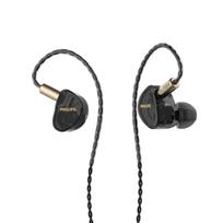 PHILIPS TAE7009 Monitoriaus Ausinės In-Ear Tipo Laidinės 2 kontaktų Nuimamos Didelės Garso Izoliacijos Ausinės Įrašymui Klausymui Žaidimams Scenos Pasiruošimui Adapteris juoda