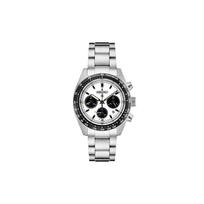SEIKO prospex panda serija 100 metrų atsparumas vandeniui saulės energija maitinamas mechanizmas Plieninė apyrankė vyriškas laikrodis baltas ciferblatas SSC813 mėlyna