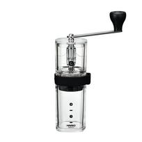 HARIO Coffee Mill Smart G Ceramic Mill Transparent Clear Coffee Beans 24g For 2 Cups MSGN-2-T black