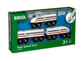 BRIO greitasis traukinys su garsu 33748 gray