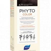 Phyto Color Nuolatiniai (Augaliniai dažai) Plaukų dažai - 4.77 ŠATINAS TAMSIAI RUDAS beige