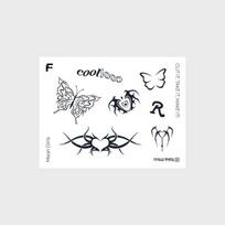Henna Tattoo Stickers white