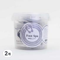Bath Charm Foot Spa Foot Bath Natural 25p, 750g, 2 units white