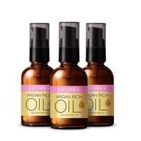 Mandam Lucidoel Spring Limited Argan Treatment Hair Oil, 60ml, 3 pieces black