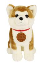 Akita Inu Masaru pliušinis žaislas sėdintis L beige