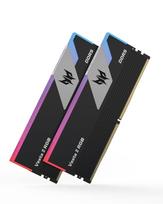 Acer Predator Vesta II DDR5 6800MHz Stalinis Kompiuteris Atmintis 32GB x CL32 RGB Serija Suderinama su Intel XMP AMD EXPO Atminties Rinkinys Juodas (16GB 2) (Šviečianti) juoda