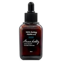 Anna Holtz Jojoba Oil Ecocert Certified Organic Pressed Unrefined Natural 60ml 2 Bottles, 2 Pieces black