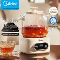 Midea 1L All-Glass Smart Health Preserving Pot CN plug (adapter included) red