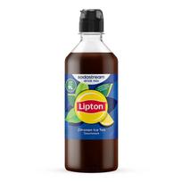 Sodastream Sparkling Water Syrup Lipton Lemon Iced Tea 440Ml black