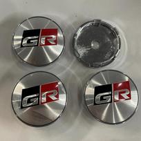 4 vnt. 60 mm automobilio ratlankio centrinis dangtelis Toyota GR Sport Corolla RAV4 C-HR Yaris Camry Prado Prius automobiliui Auto priedai OQ6 gray
