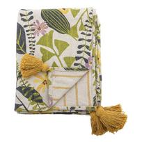 Iš perdirbtos medvilnės antklodė ir pledas 130x160 cm Camelie – Bloomingville