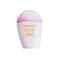 Shiseido Urban Environment Triple Benefits Sun Dual Care SPF 50+ PA++++ 30ml pink