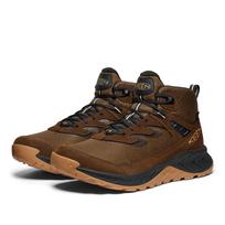 Keen Vyriški HIGHTRAIL MID WP Vandeniui atsparūs trekingo batai Lengvi žygio batai Tamsiai rudos/Ąžuolo spalvos 26,5 cm 1030703 black