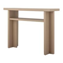 Natūralios spalvos iš kėnio masyvo konsolinis staliukas 32x110 cm Cupa – Bloomingville