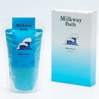 Milkway Pearl Bath Salt, Ocean Fragrance Blue Wave 200g blue