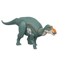 Mattel Jurassic World Roaring Maiasaura Action Dinosaur Moving Approximately inches Ages 4 and JGC82 Figure, Kids' Toy, Large, Figure, 12.5 Long, Up, žalia