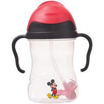 Bibox šiaudų puodelis 240ml, Mickey Mouse, 1 vnt black