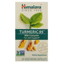 Himalaya, sudėtyje 95% ciberžolės, kurkuminas, 30 vegetariškų kapsulių