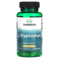 Swanson, l-triptofanas, 500 mg, 60 kapsulių