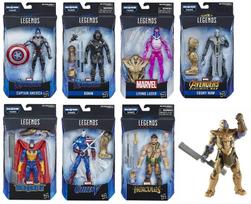 Keršytojai: Pabaiga Marvel Legends 1 bangos 7 dalių rinkinys (Thanos BAF)