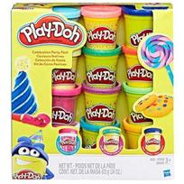 Hasbro Play-Doh Celebration Party Mix Pack, mišrios spalvos, 998g, Korėjos žaislų reikmenys yellow