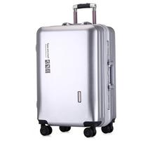 Strolling Through Time Aluminum Frame Business Trolley Case gray