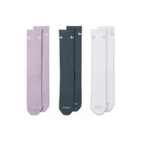 Nike Men's Mid-Calf Athletic Socks 3-Pair Pack L white