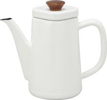 Nodahoro Kavos ąsotis 1.2L Emalis Pagaminta Japonijoje Ambi White ANB-1.2PW white