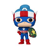 Marvel Comics Kapitonas Amerika Šventinis Pop! Vinilas