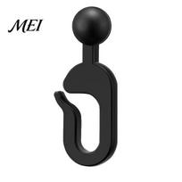 Black Curtain Hooks 50/100Pcs Plastic Gazebo Hook, Heavy Duty Mosquito Netting Track for Outdoor Hotel, Accessories Set 100pcs B black