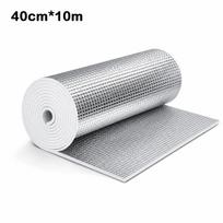 Aliuminio folijos radiatoriaus atspindinti plėvelė 5m/10m Sienos apsaugos nuo saulės padas šilumos izoliacijai 40cm*10m