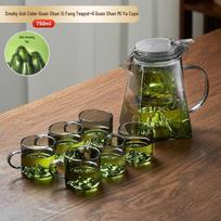 Shangqi GuanShan Glass Easy Tea Maker Teapot Set black