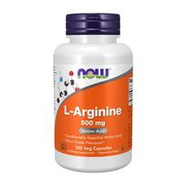 L-argininas 500 mg, 100 daržovių kapsulių