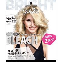 Henkel Lion Cosmetics got2b Bonding Bleach 25g + 75mL 2 boxes (Quasi-drug) Bleach for Black Hair Black hair coloring Add 1 agent (powder) to the 2-age