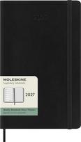 Moleskine Savaitinis kalendorius su užrašų knygele minkštu viršeliu Moleskine 2027 12M L, juodas