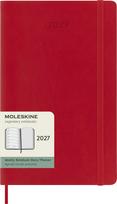 Moleskine Savaitinis kalendorius su užrašų knygele minkštu viršeliu Moleskine 2027 12M L, raudonas