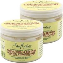 SheaMoisture Jamaican Black Castor Oil Leave-In Conditioner, 325ml, 2 units beige