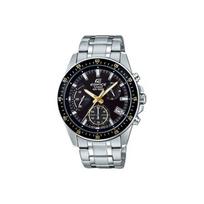 CASIO Men EDIFICE Black Watch EFV-540D-1A9VUPRD Regular Watch Box black