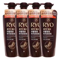 Ryo Hongjindan Red Ginseng Hair Root Nutrition Treatment, 4 pieces, 820ml gray